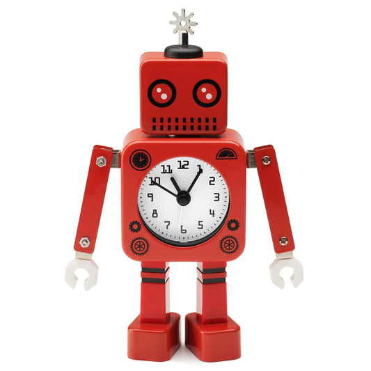Robot Alarm Clock - Red