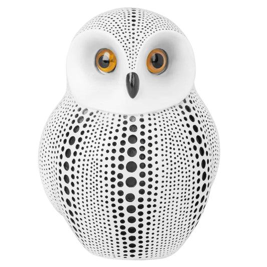 Debossed Dotted Owl - White