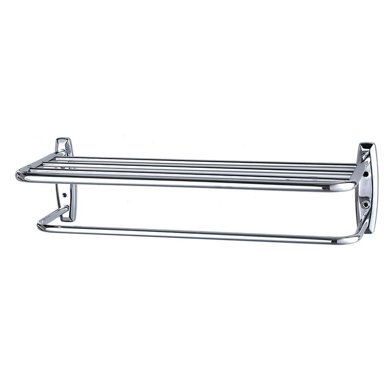 Deluxe Hotel Towel Bar Chrome