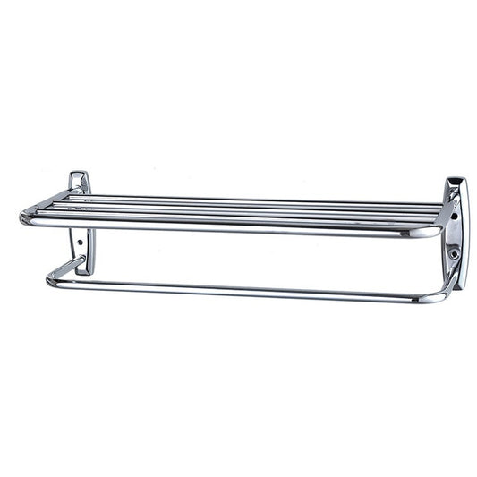 Deluxe Hotel Towel Bar Chrome