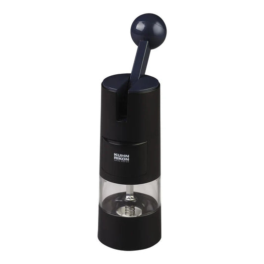 SPICE GRINDER RATCHET STAINLESS STEEL black