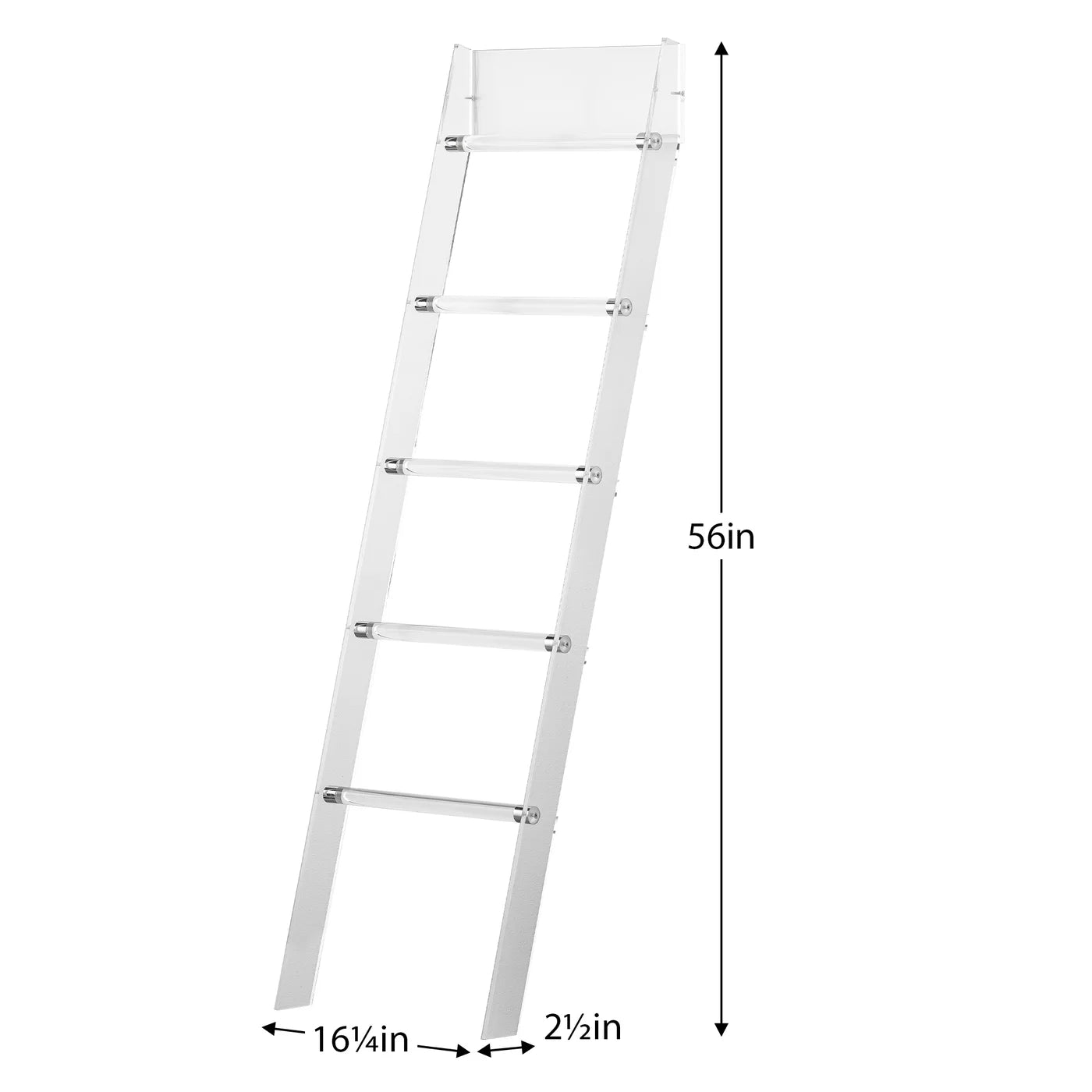 Acrylic Ladder Towel Rack