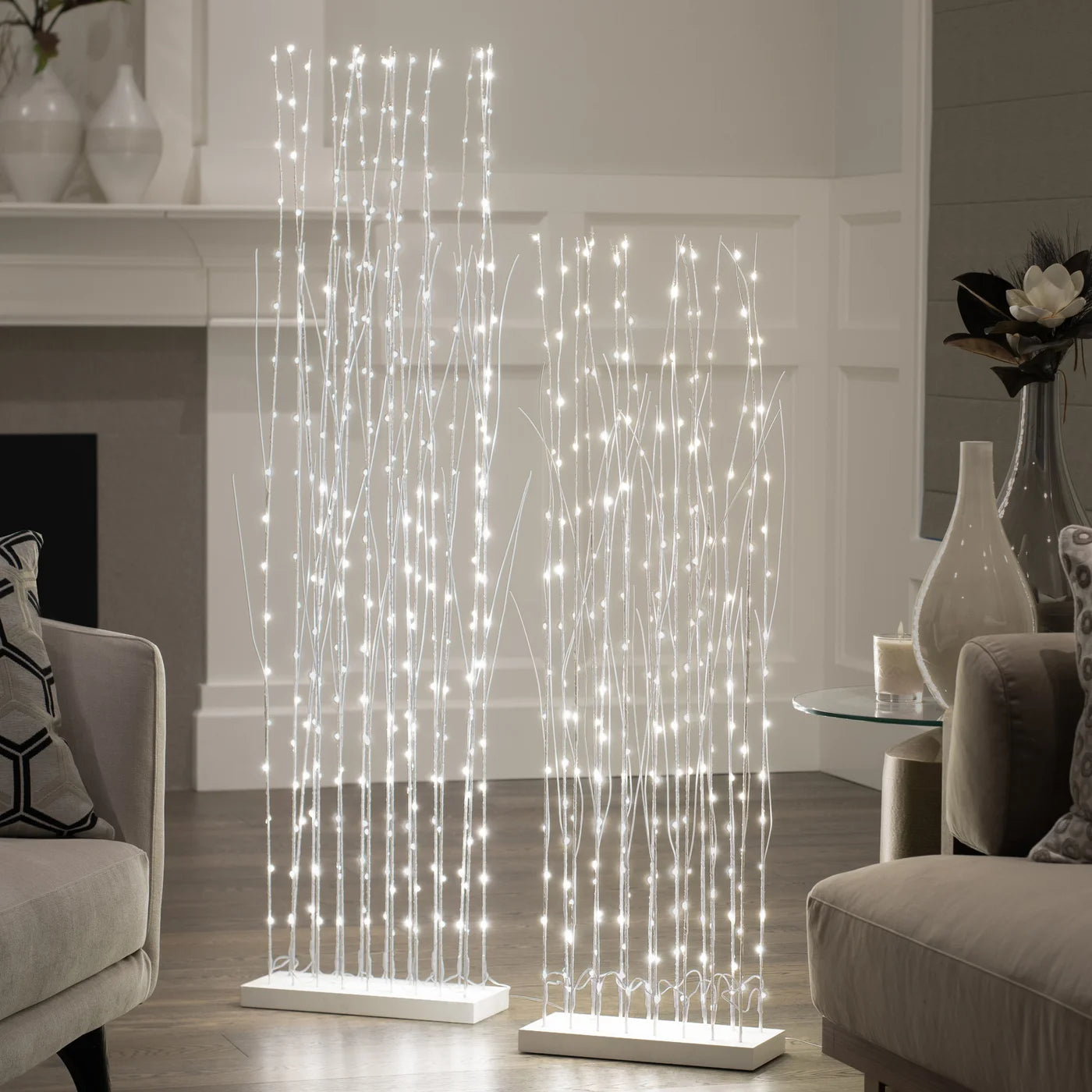 Forest Freestanding 45h" 240 LED Twig Panel Screen