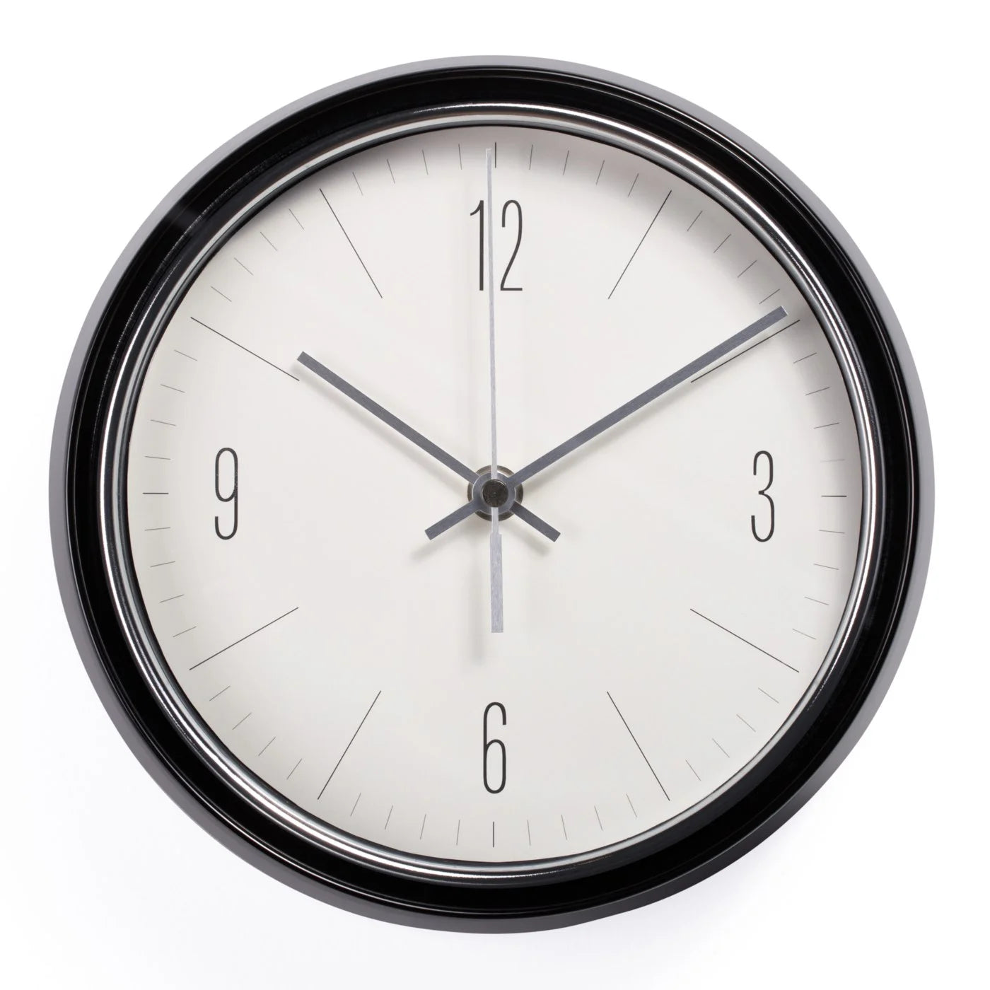 OLIVER 9D" RETRO White WALL CLOCK