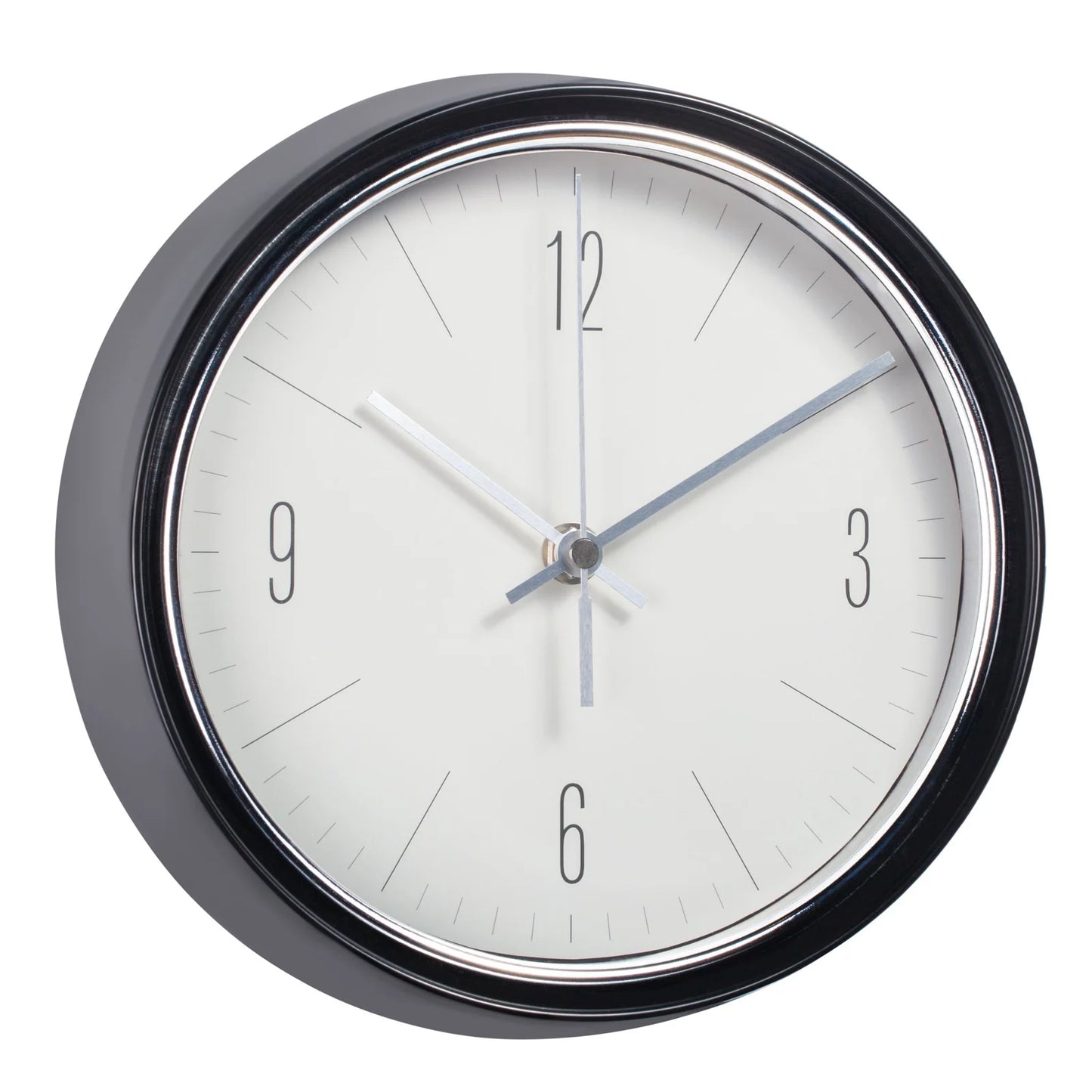 OLIVER 9D" RETRO White WALL CLOCK