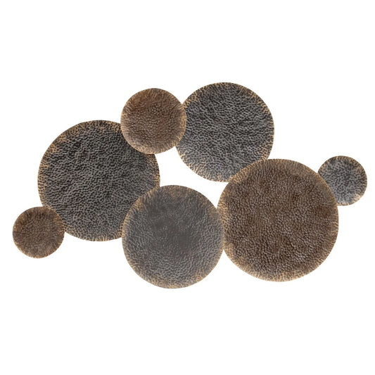 Aeros Floating Disc Metal Wall Decor