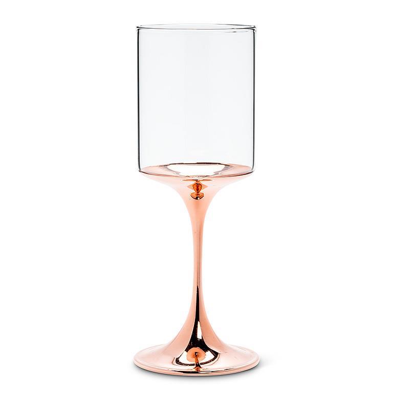 Wine Glass Copper Steam