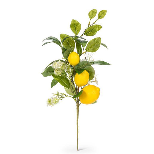 Tall Lemon & Blossoms Spray
