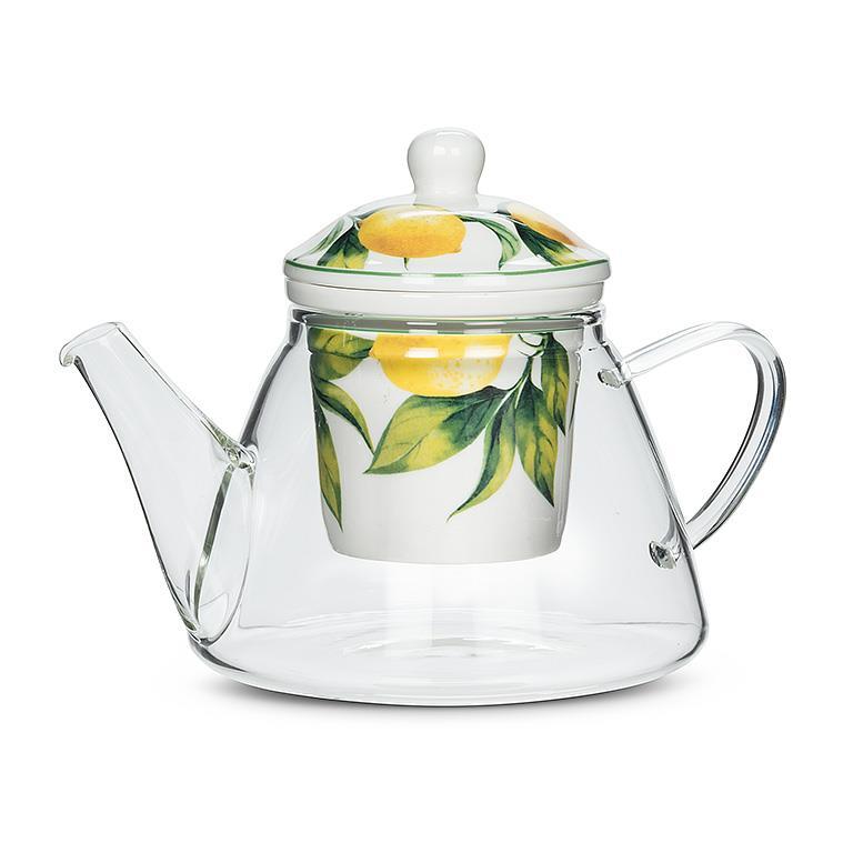 Lemon Tree Teapot & strainer , 24oz