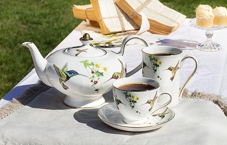 Hummingbird Cup & Saucer