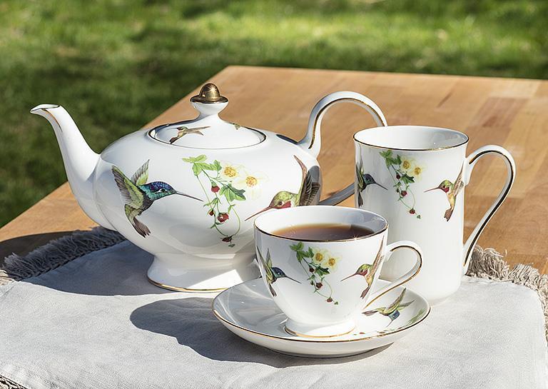 Hummingbird Cup & Saucer