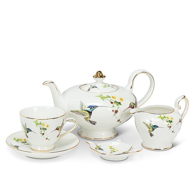 Hummingbird Tea Bag Plate