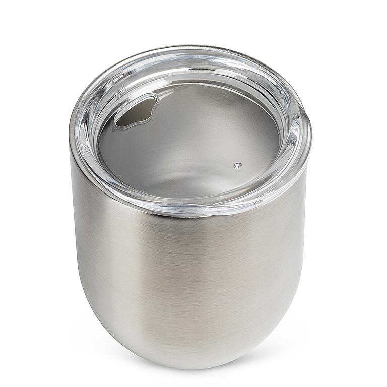 Insulated Wine Tumbler Silver