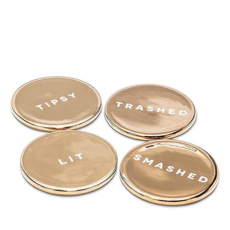 Drunk Expressions Coasters-Set of 4