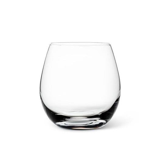 Stemless White Wine Glass with Laser Cut Rim