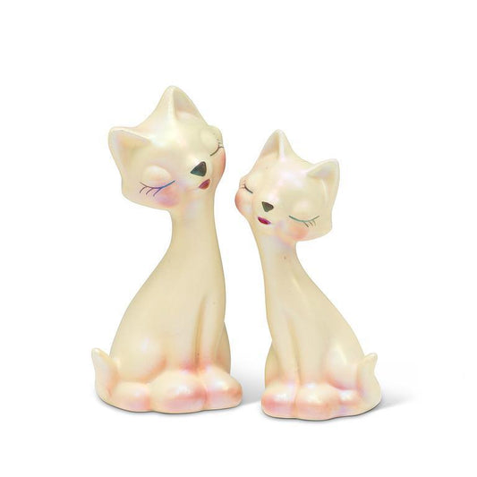 Sleek Retro Cat Salt & Pepper