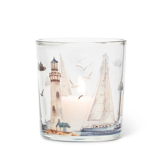 Lighthouses & Sailboats Votive