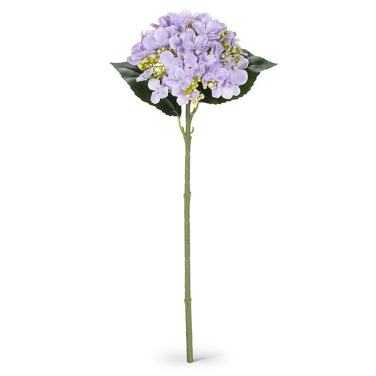 Single Real Touch Hydrangea Bloom Purple