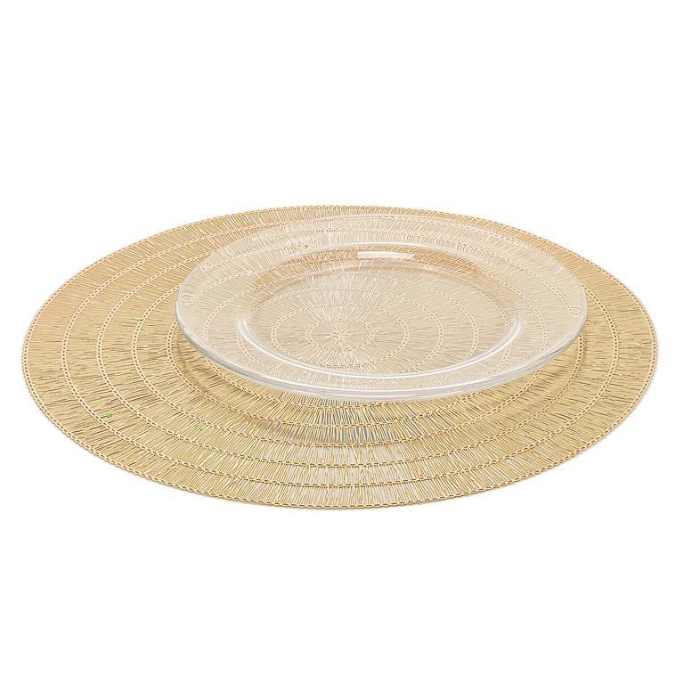 Round Placemat Gold