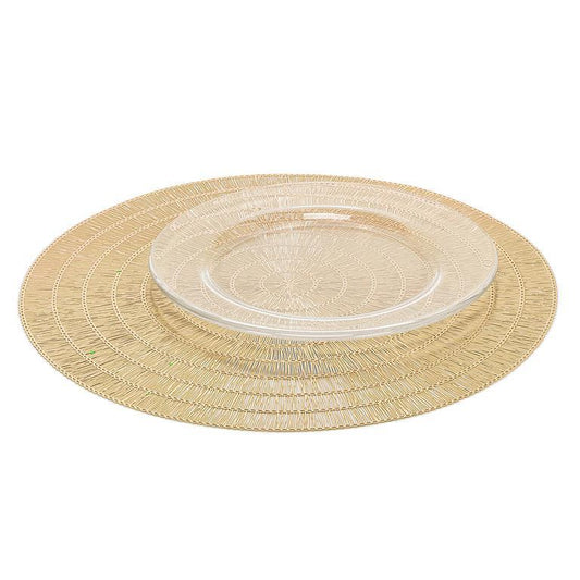 Round Placemat Gold