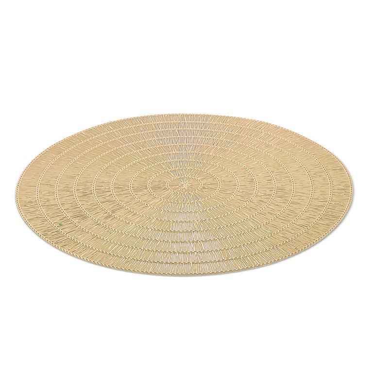Round Placemat Gold