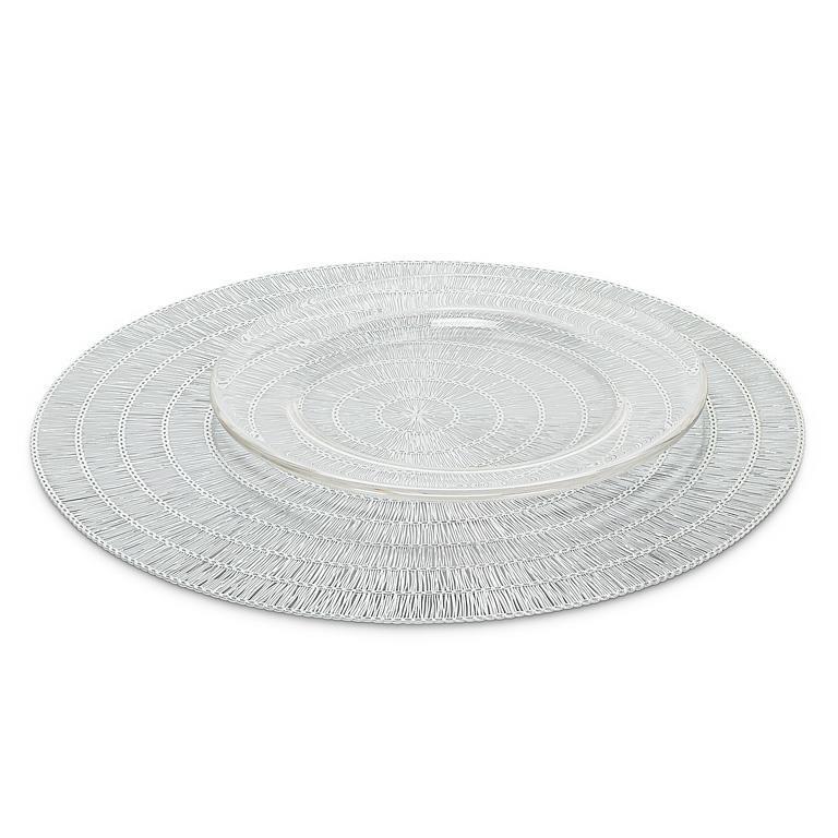 Round Placemat Silver