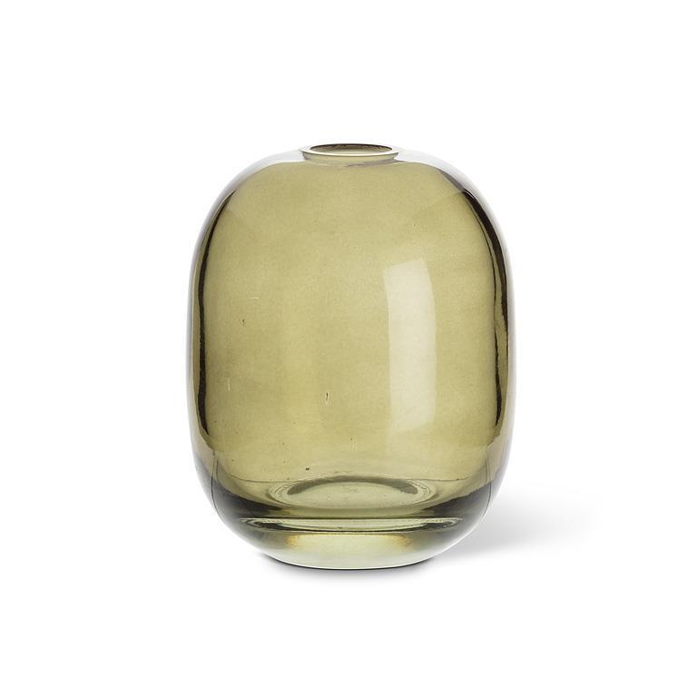 Medium Barrel Bud Vase Green