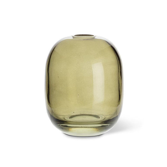 Medium Barrel Bud Vase Green