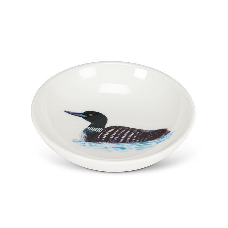 Small Dish with Loon