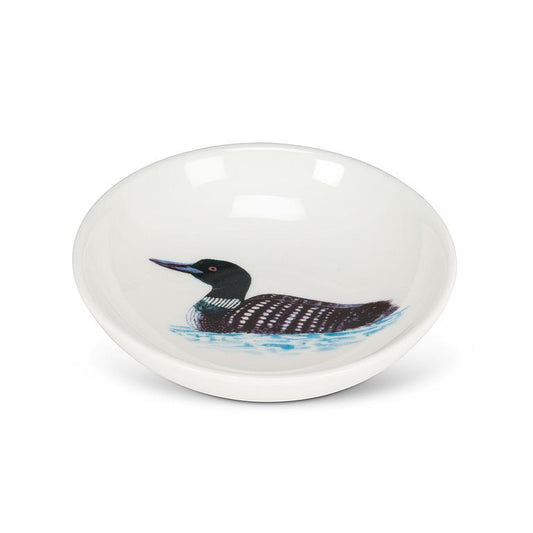 Small Dish with Loon