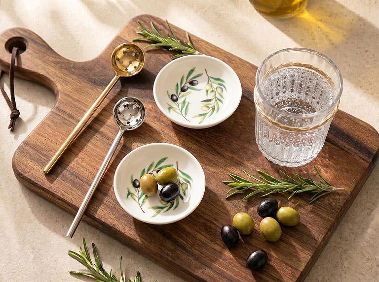 Small Dish with Olive Branch