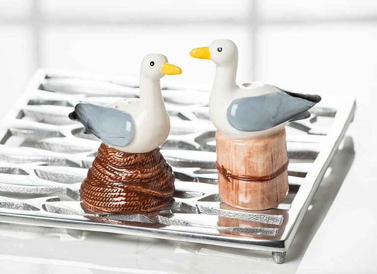 Perching Seagulls S&P-3.5"H