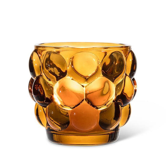 Small Bubble Votive -Amber