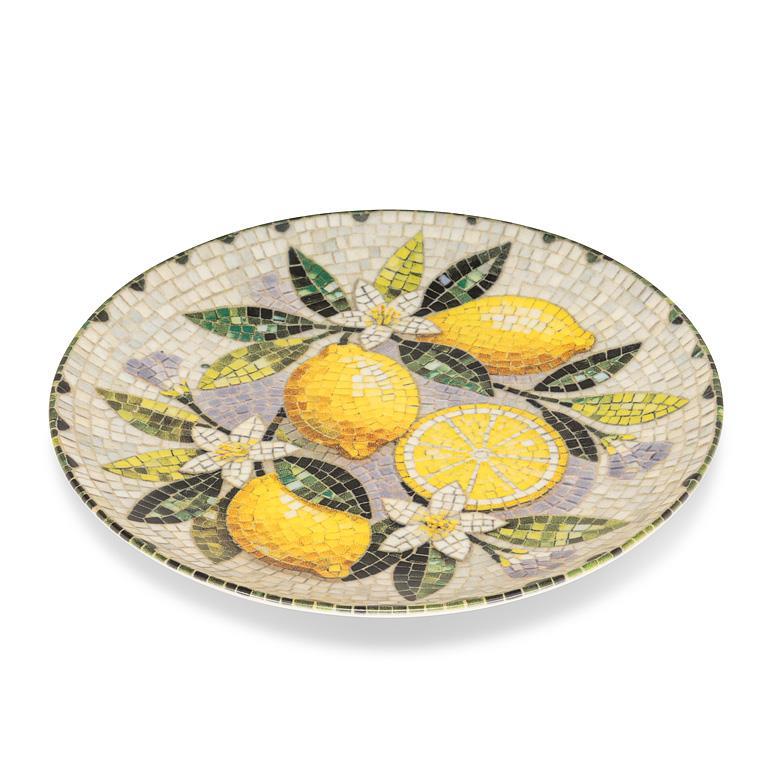 Lemons Mosaic Small Plate