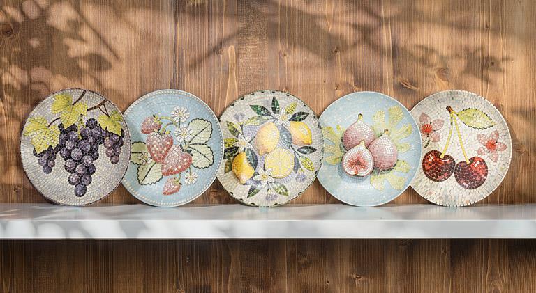 Lemons Mosaic Small Plate