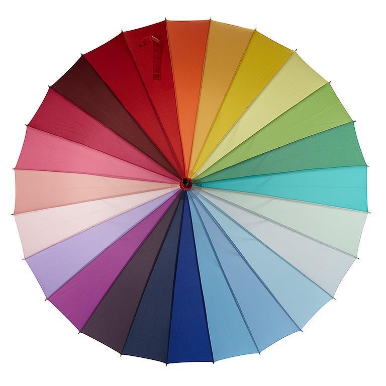 Colour Wheel Slat Umbrella