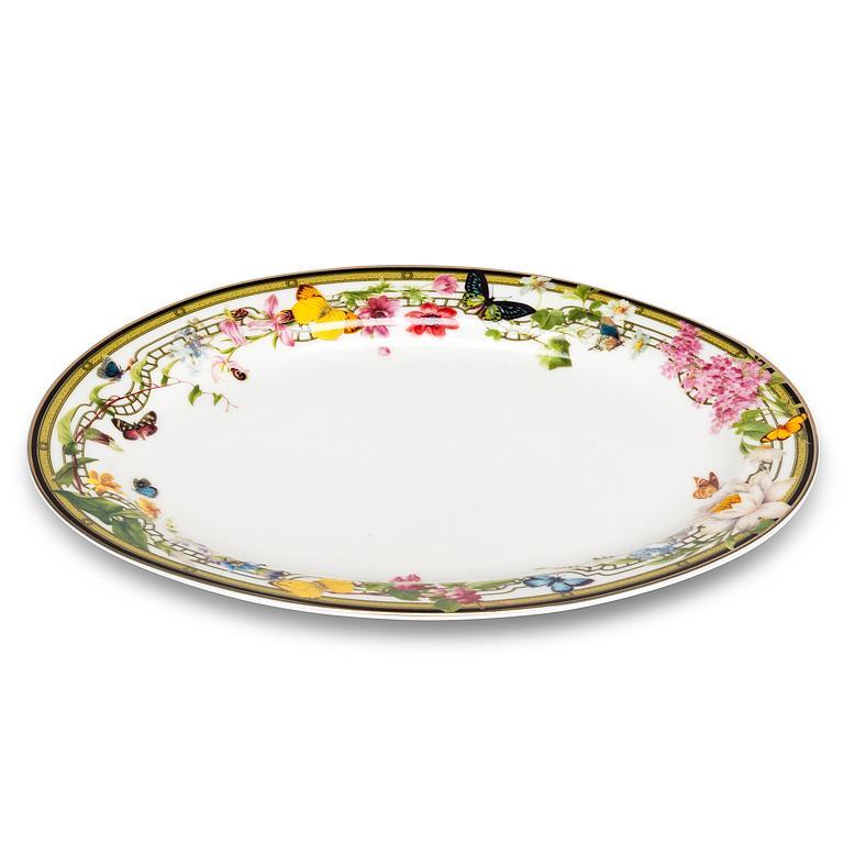 Butterfly Garden Oval Plate