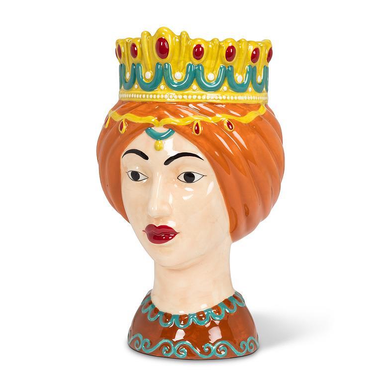 Crowned Woman Vase