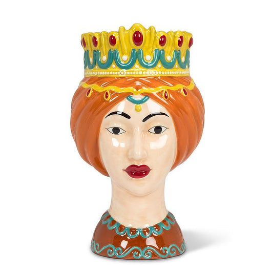 Crowned Woman Vase