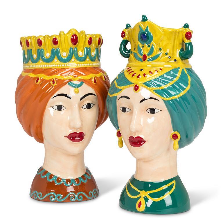 Crowned Woman Vase