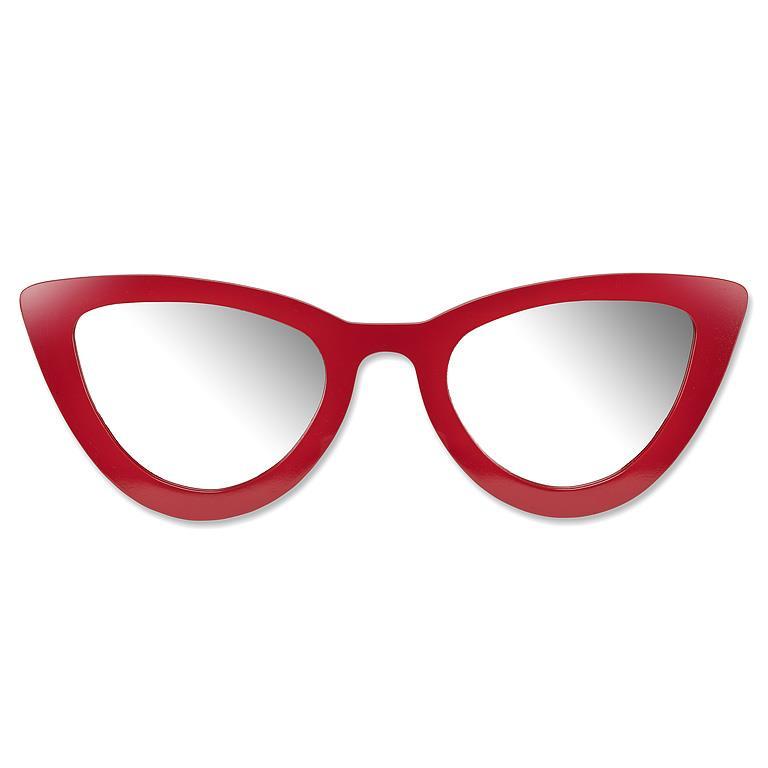 Red Rim Sunglass Mirror-24"W