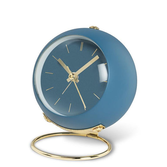 Ball Alarm Clock with Loop Stand blue