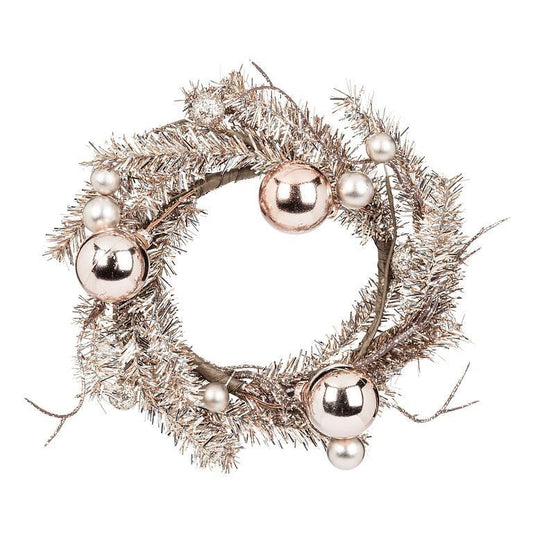 Small Vintage Tinsel Wreath