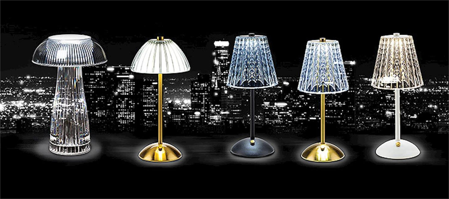 Rib Mushroom LED Table Light