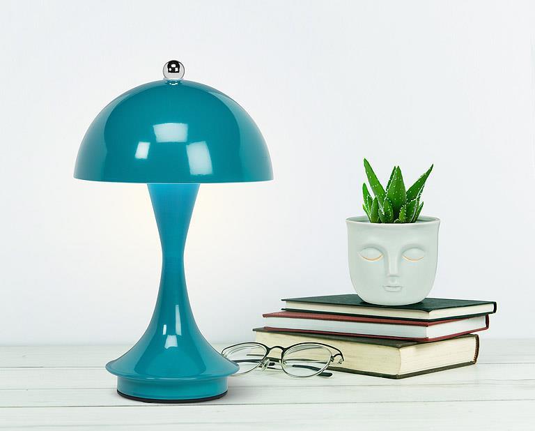Dome Shade LED Lamp Turq