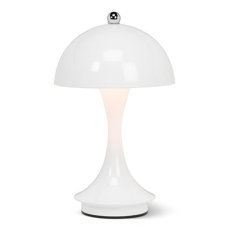 Dome Shade LED Lamp White