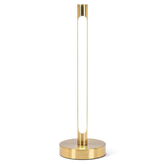 Slim Pole LED Table Lamp Black Gold