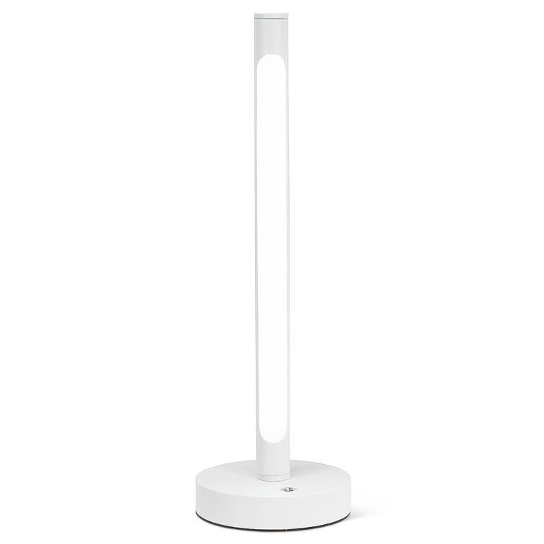 Slim Pole LED Table Lamp White