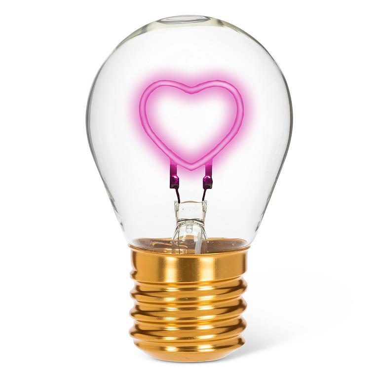 Heart Neon LED Lightbulb