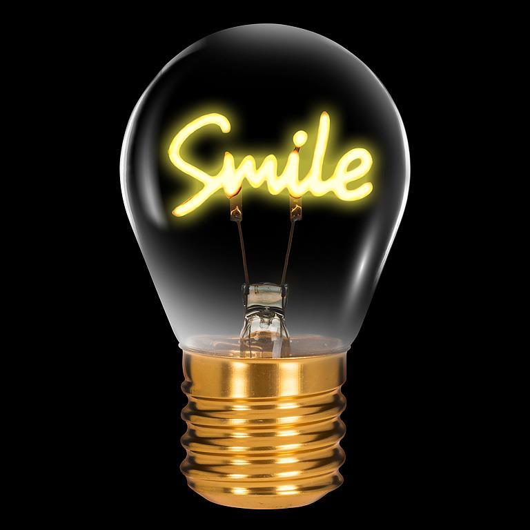 Smile Neon LED Lightbulb